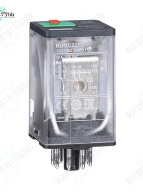 RUMC22F7[继电器ZELIO RUM, UNIVERSAL PLUGIN RELA]