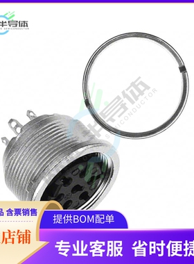 T3478018U【CONN RCPT FMALE 7P GOLD SLDR CUP】