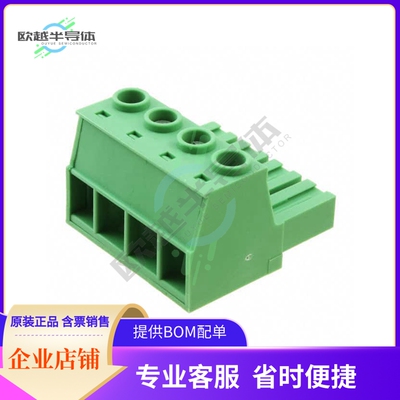 1913523【TERM BLOCK PLUG 4POS STR 10.16MM】