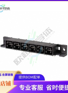 556882-6【CONN RCPT 6POS 11.18MM R/A SLDR】