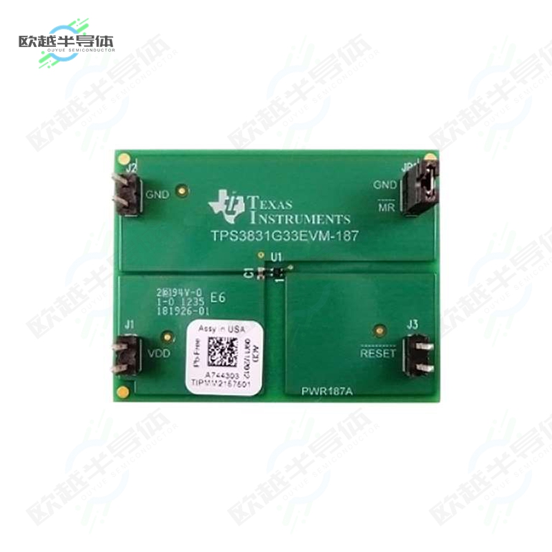 TPS3831G33EVM-187[开发板EVAL BOARD FOR TPS3831G33】