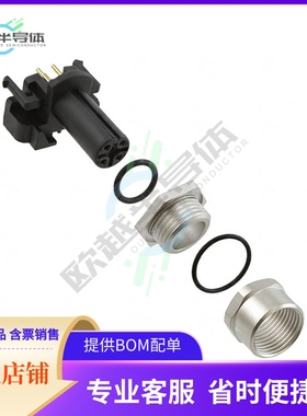 1694237【CONN RCPT FMALE 5POS GOLD SOLDER】