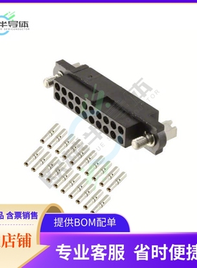 M80-4602042【CONN RCPT 20POS CRIMP 22AWG GOLD】