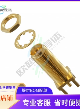 132291【CONN SMA JACK STR 50 OHM PCB】