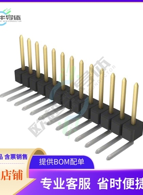 PBC13SGBN【CONN HEADER R/A 13POS 2.54MM】