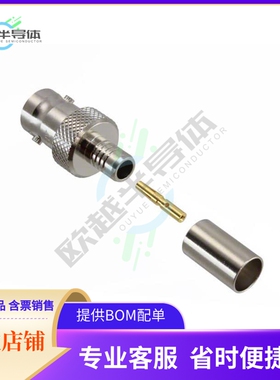 000-68150【CONN BNC JACK STR 50 OHM CRIMP】
