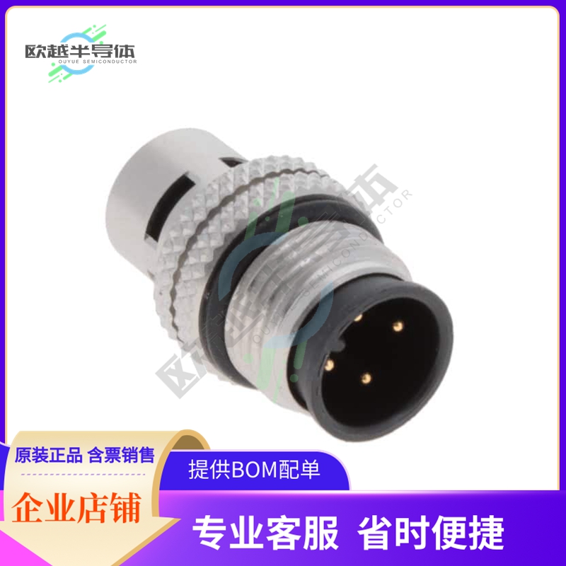 858-004-10SRSS4【M12 4P A-CODE MALE SS SHELL, SS】