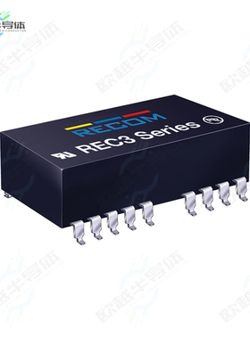 REC3-2405DRW/H/B/M/SMD-R[电源模块DC DC CONVERTER +/-5V 3W]