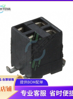 969973-2【CONN RCPT 4POS 0.1 GOLD SMD】