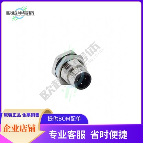 860RD04-11SR004【M12 4P D-CODE MALE VERT PANEL SS】