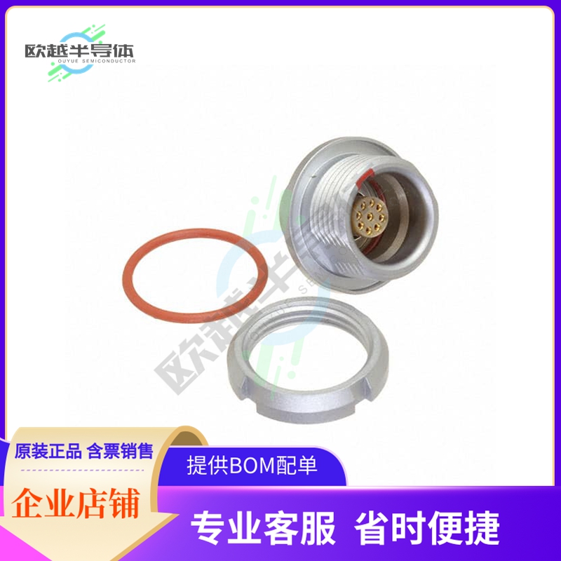 EEG.0K.309.CLL【CONN RCPT FMALE 9P GOLD SLDR CUP】