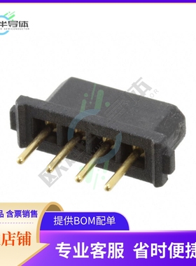 M80-8400445【CONN RCPT 4POS 0.079 GOLD PCB】