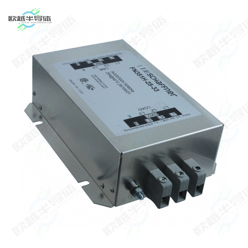 FN351H-25-33[滤波器LINE FILTER 25A CHASSIS MOUNT]