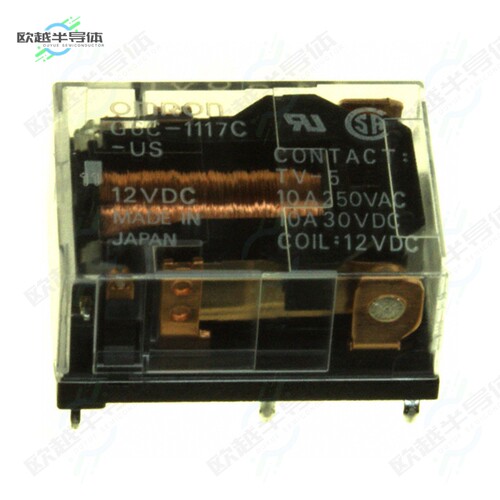 G6C-1117C-US DC12[继电器RELAY GEN PURPOSE SPST 10A 12V]