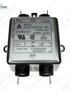 20DBAG5[滤波器LINE FILTER 115V/250VAC 20A CHAS]