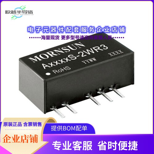 A0503S-2WR3[电源模块DC DC CONVERTER +/-3.3V 2W]