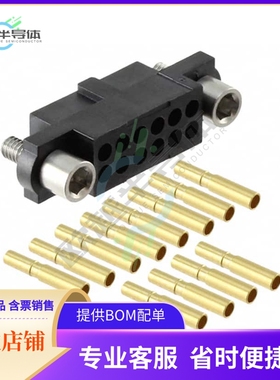 M80-4801205【CONN RCPT 12POS CRIMP 22AWG GOLD】