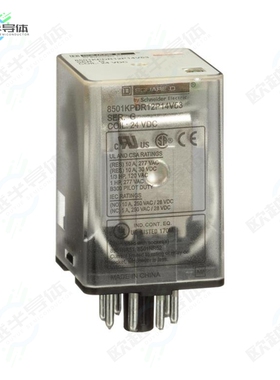 8501KPDR12P14V53[继电器PLUG IN RELAY, TYPE KP, TUBULAR,]