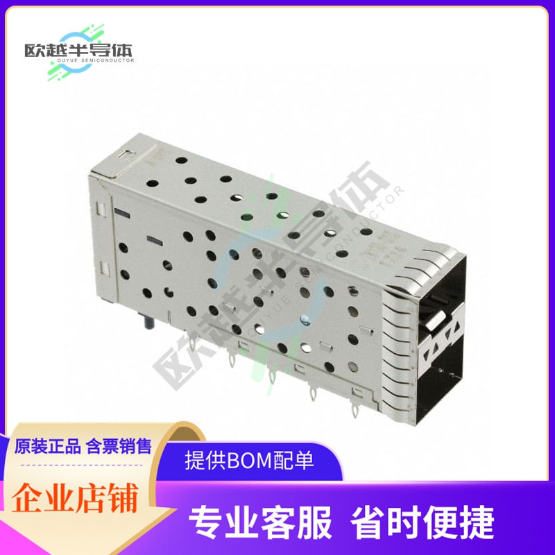 SS-79100-010【CONN SFP+ RCPT W/CAGE 2X1 40P RA】