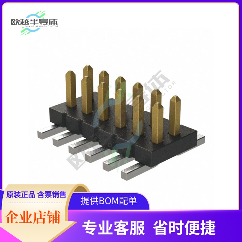 FTS-106-02-FM-DV-P【CONN HEADER SMD 12POS 1.27MM】