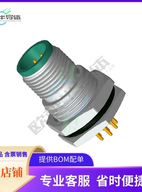 M12A-08PMMP-SF8001【CONN PLUG MALE 8POS GOLD SOLDER】