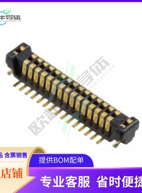 AXT430124【CONN HDR 30POS SMD GOLD】