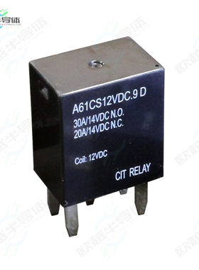 A61CS12VDC.9D[继电器RELAY AUTOMOTIVE SPDT 30A 12V]