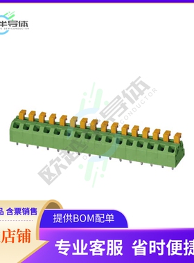1864574【TERM BLOCK 16POS 45DEG 5MM PCB】