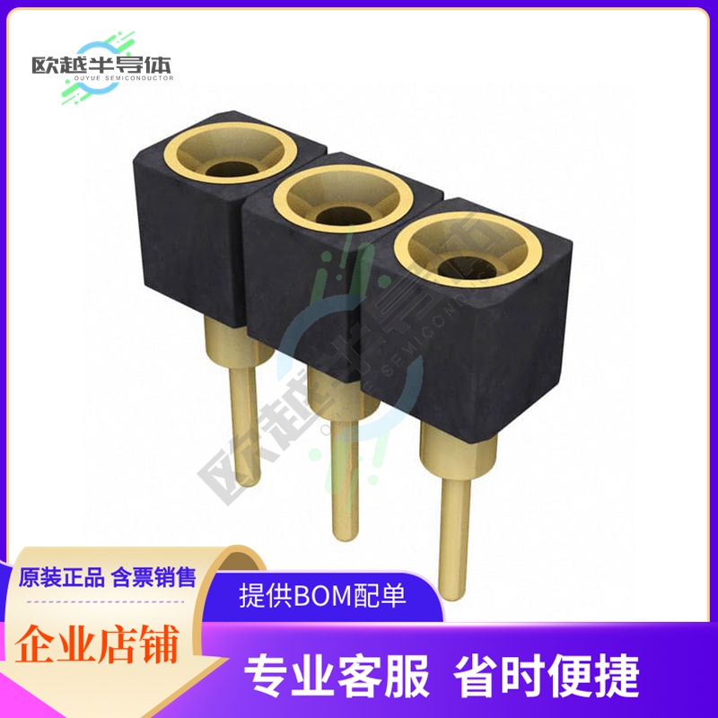 SS-103-G-2【CONN RCPT 3POS 0.1 GOLD PCB】