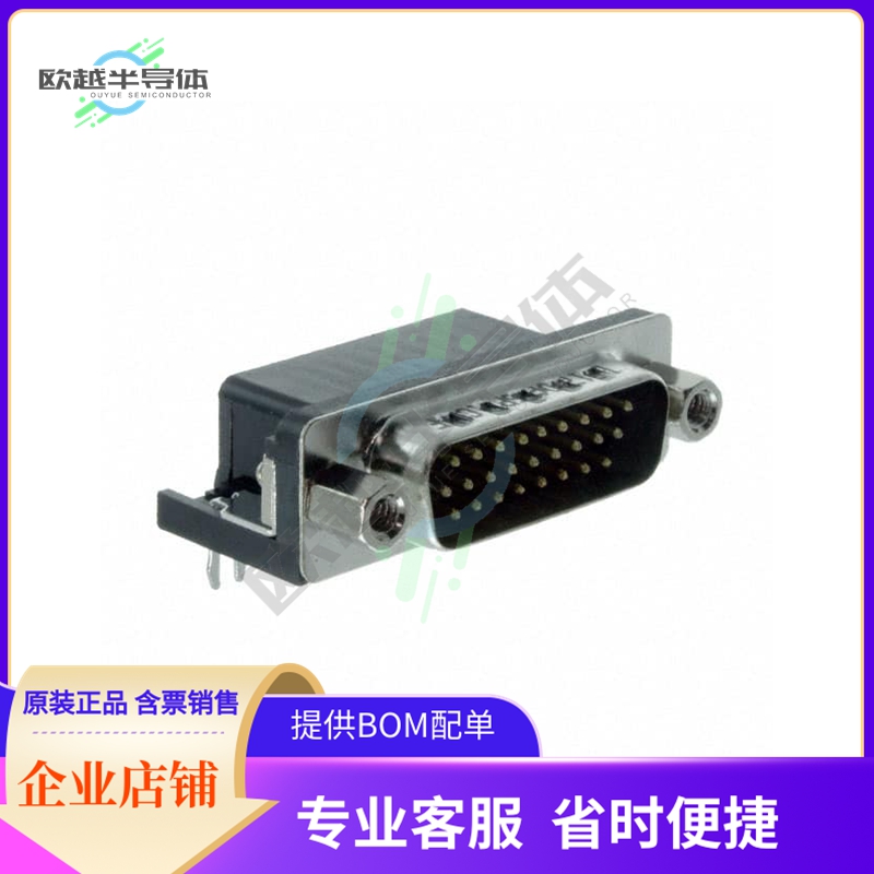 L717HDA26PD1CH4F【CONN D-SUB HD PLUG 26P R/A SLDR】