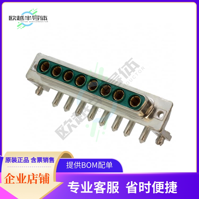 3008W8SXX56N40X【CONN D-SUB RCPT 8POS R/A SLDR】