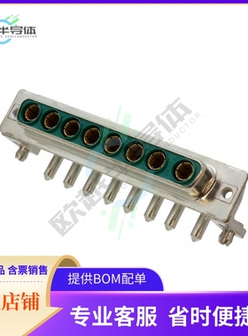 3008W8SXX56N40X【CONN D-SUB RCPT 8POS R/A SLDR】