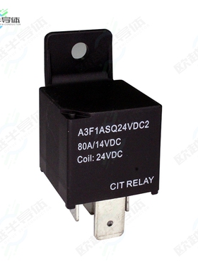 A3F1ASQ24VDC2D[继电器RELAY AUTOMOTIVE SPST 80A 24V]