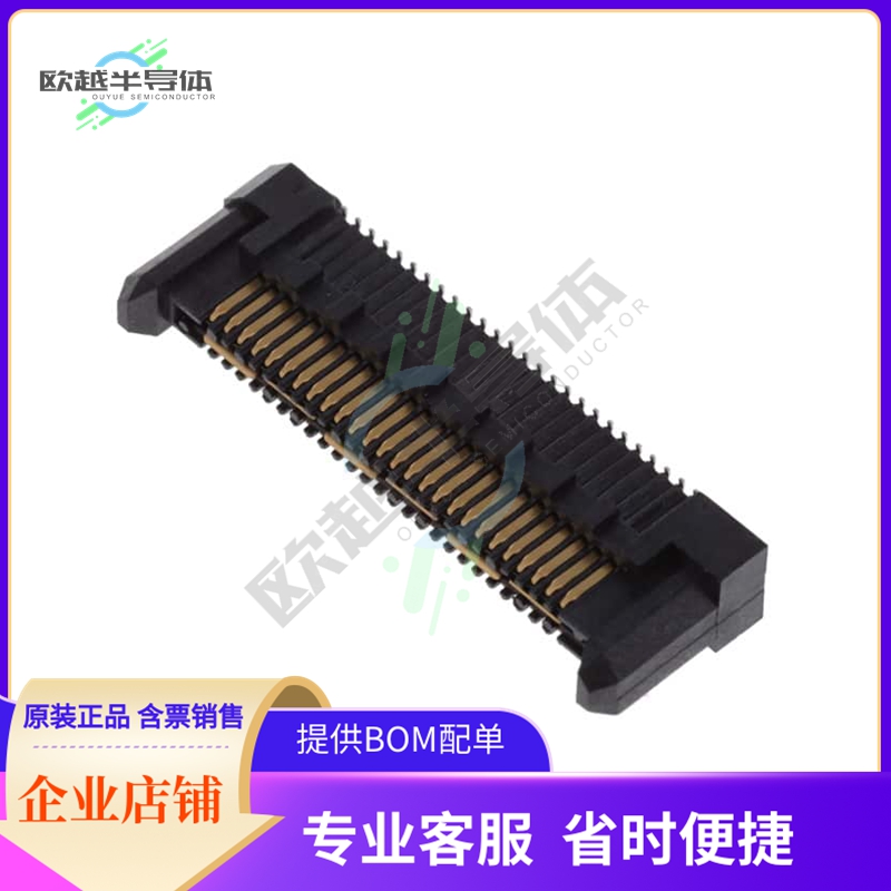 QRM8-026-05.0-L-D-A-GP【CONN RCPT 52POS DUAL .8MM SMD】