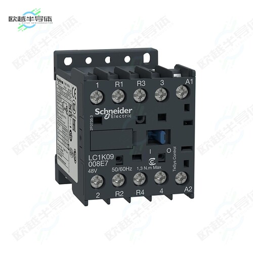 LC1K09008E7[继电器4P CONT 20A AC-1 2NO 2NC 48VAC C]