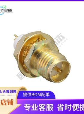 CONREVSMA004-G【CONN RPSMA RCPT STR 50OHM SOLDER】