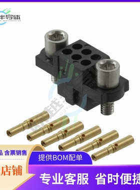 M80-4800605【CONN RCPT 6POS CRIMP 22AWG GOLD】