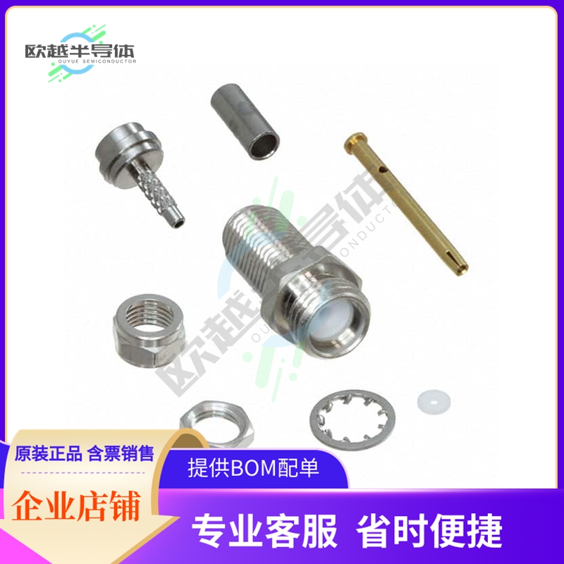 142-0302-406【SMA JACK ASSEMBLY, STRAIGHT CABL】