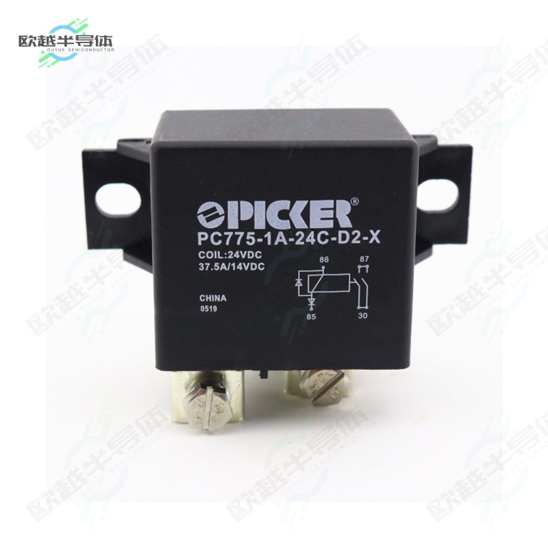PC775-1A-24C-D2-X[继电器RELAY AUTOMOTIVE SPST 37A 24V]