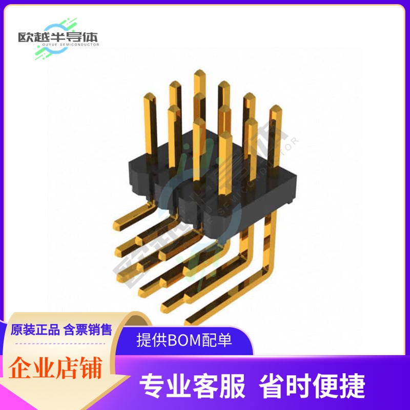 TSW-104-08-G-T-RA【CONN HEADER R/A 12POS 2.54MM】