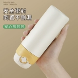 Трубочка, высококачественный вместительный и большой портативный стакан со стаканом для школьников из нержавеющей стали, простой и элегантный дизайн