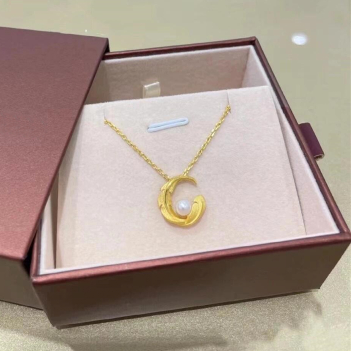 周先生丘比特之羽珍珠项链