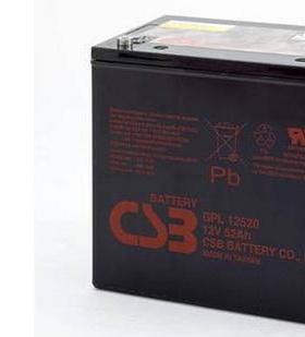 台湾希世比 蓄电池 GPL12520 12V52AH 质保三年