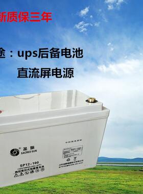 蓄电池12V100AH  SP100-12 蓄电池UPS/直流屏/太阳能