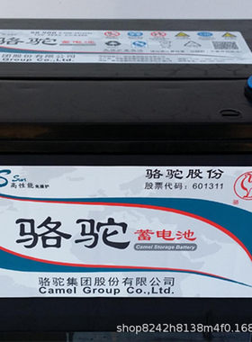 骆驼蓄电池12V200AH免维