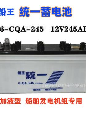 6-CQA-245N245蓄电池12V245AH船舶发电机组专用