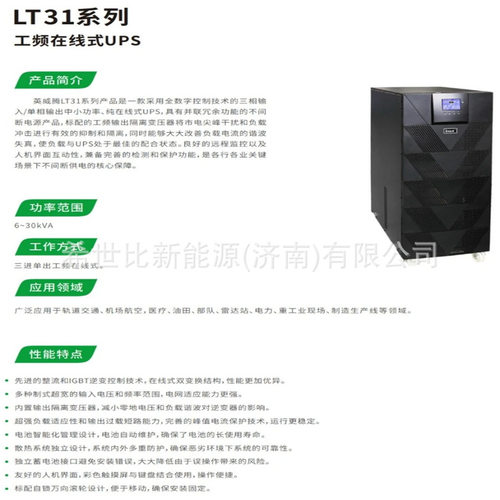 英威腾UPS电源LT31系列6-