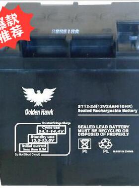 现货美国金鹰ST1224电瓶12V24AHUPS直流屏电源