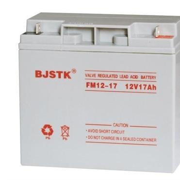 BJSTK蓄电池FM12-17AH应急UPS电源 12V17AH储能电池