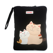 手工卡通棉布9.7 原158省60 11寸苹果ipad平板电脑包女 秒杀